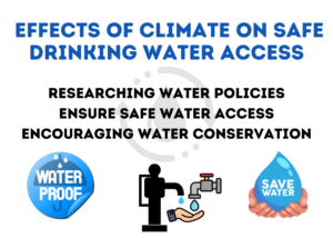 Water is precious. Climate and health are related.