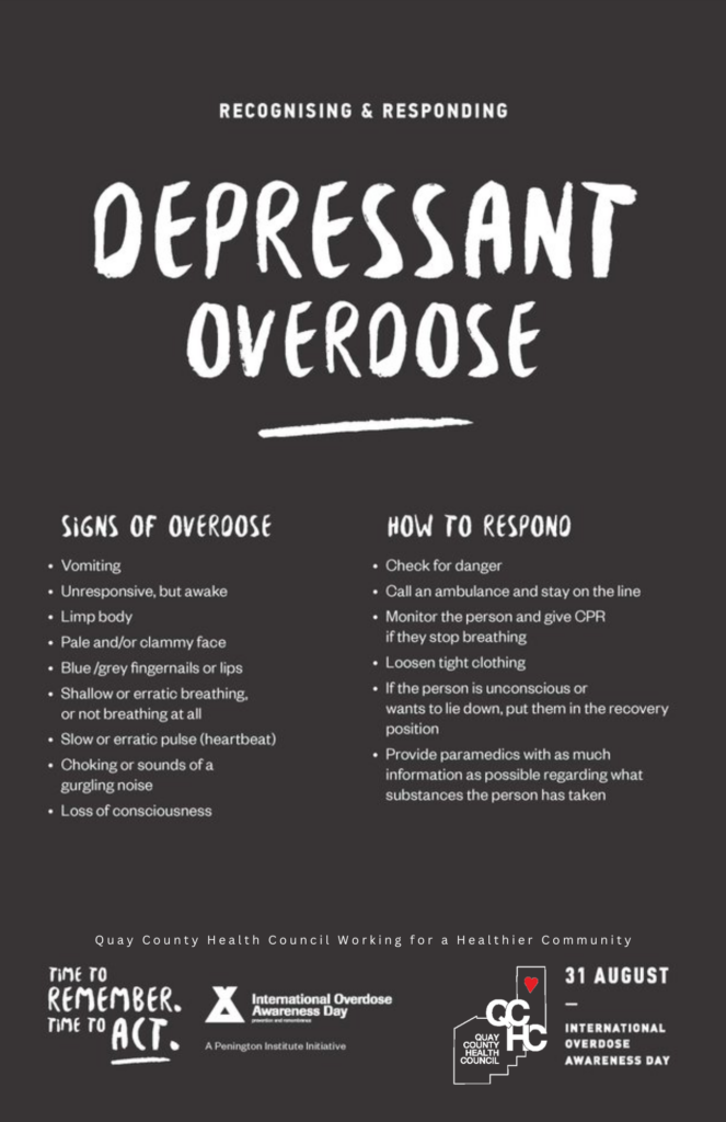 Depressant Overdose Poster