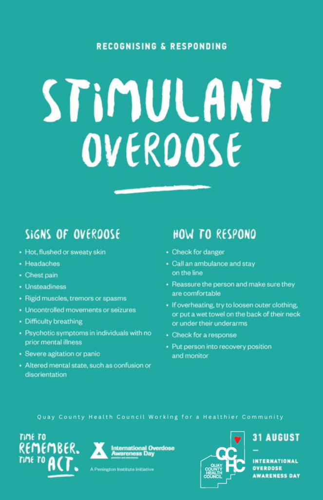 Stimulant Overdose Poster