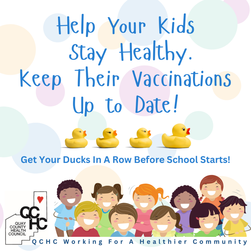 Keep vaccinations up to date!