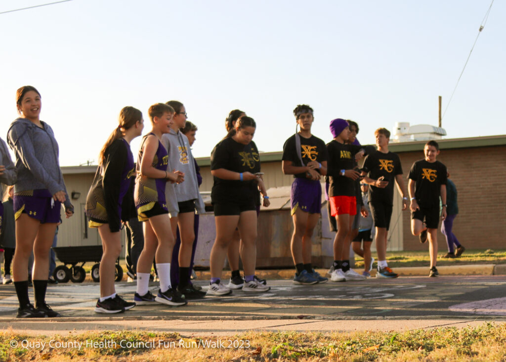 Runners on the starting line ready to go